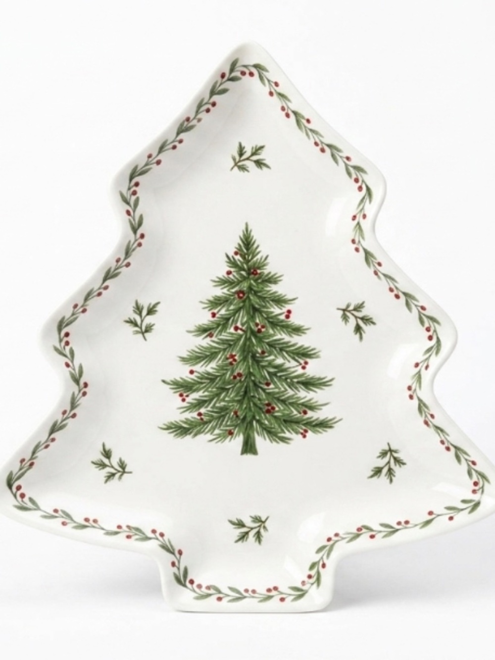 Christmas Tree Serving Platter – Holiday Snack Tray